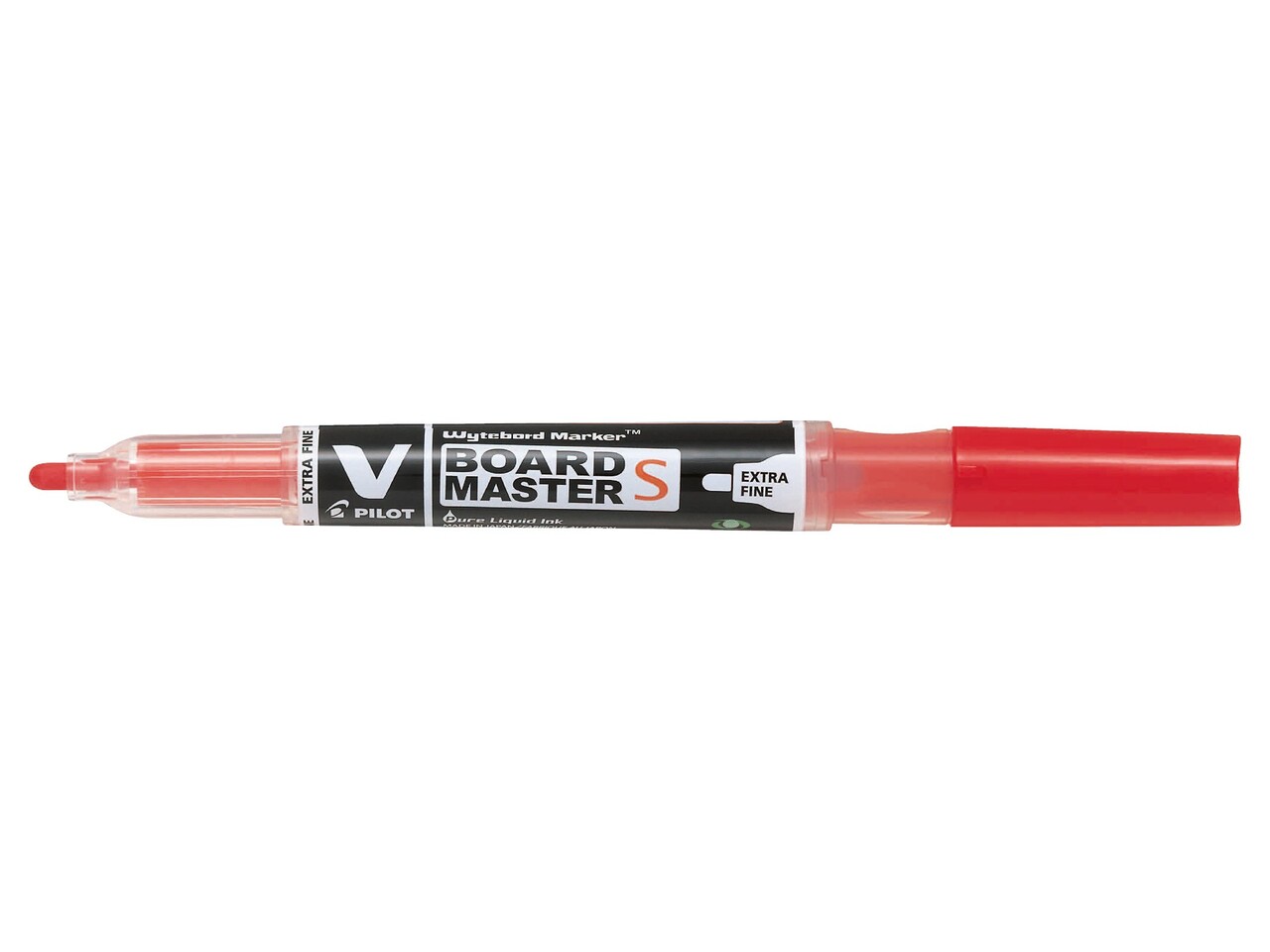 10 stk. Pilot V Board Master S Extra Fine rund spids rød