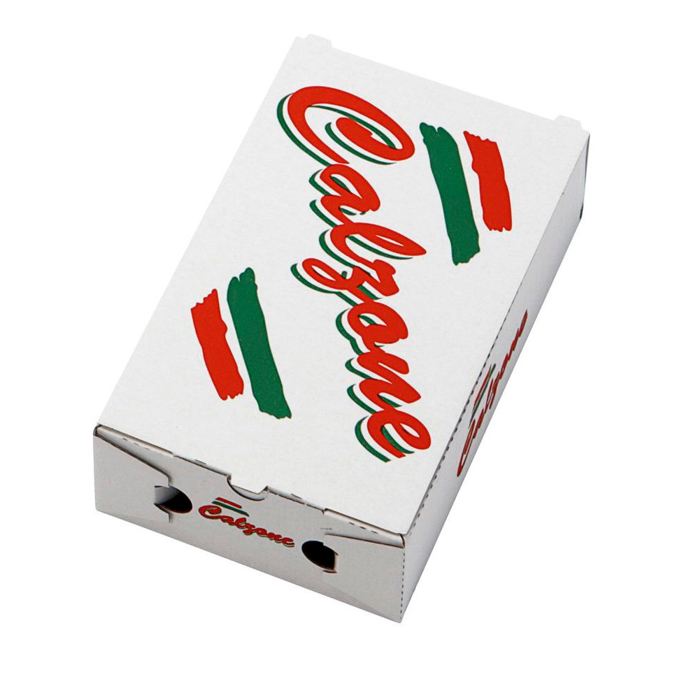 Pizzaæske ecobox hvid fluorfri 27x16,5x7,5cm 100stk