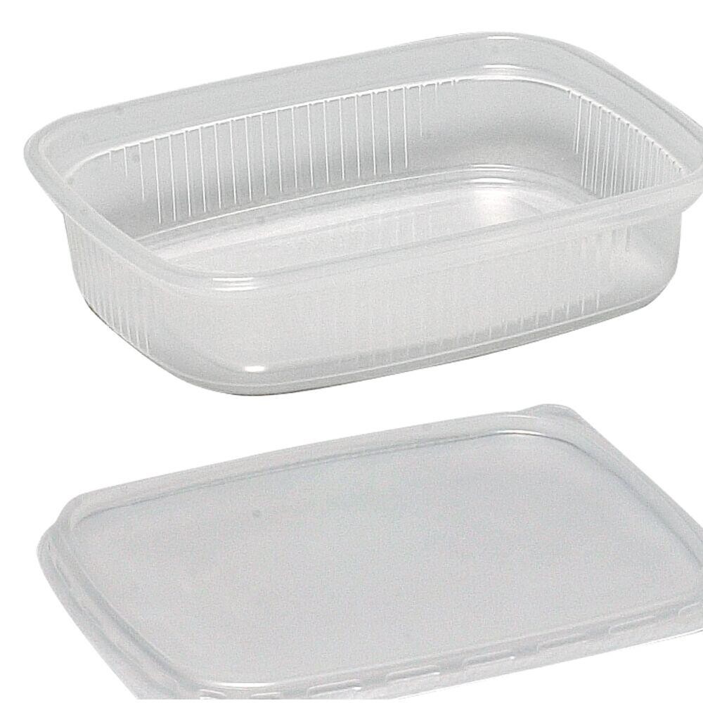 Plastbakke, 10,8x8,1x2,5cm, 125 ml, klar, PP - 1000 stk