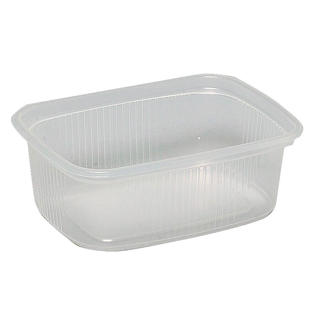 Plastbakke - PP klar - 200 ml - 10,8x8,1x4,5 cm - 1000 stk