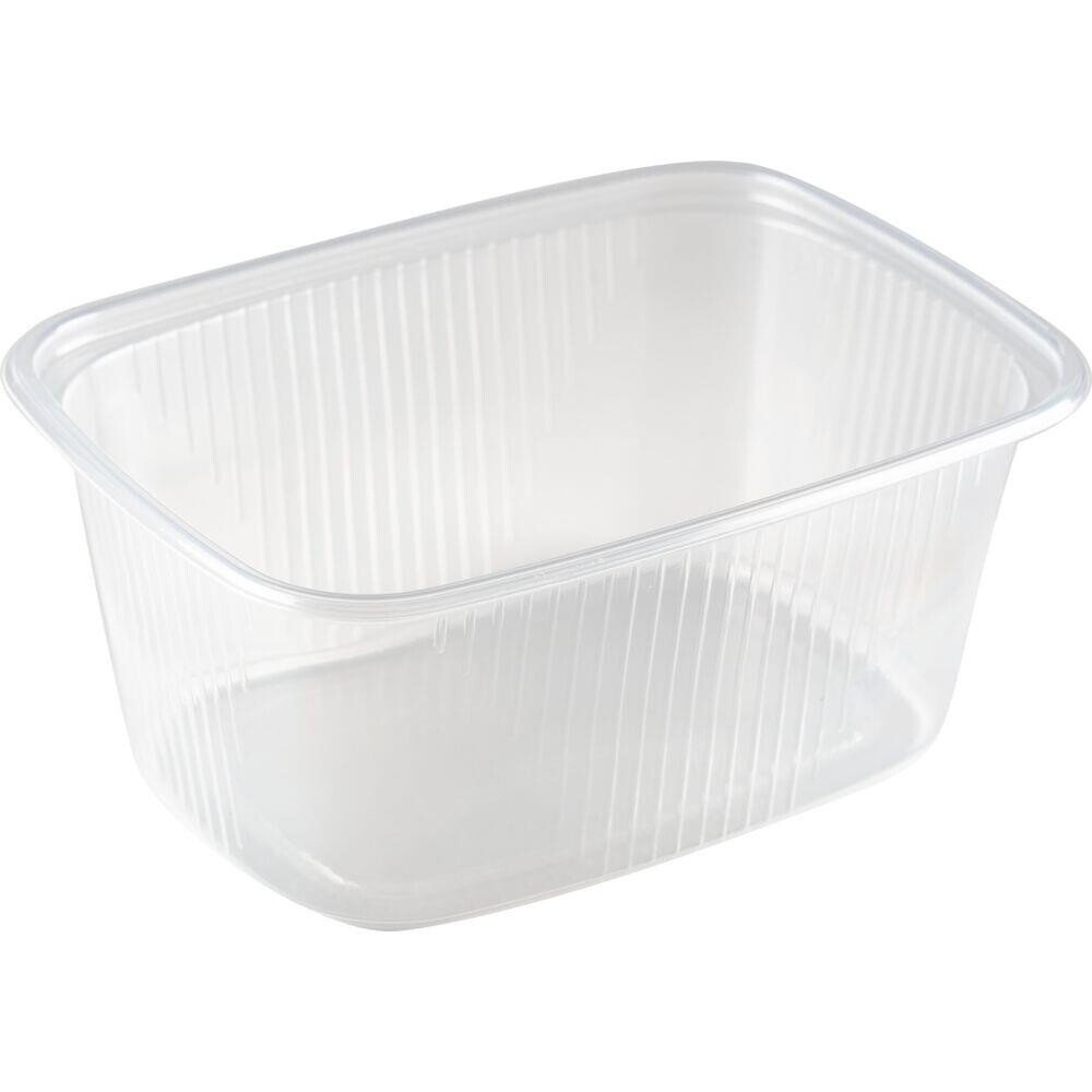 Plastbakke - 250 ml 10,8x8,1x5,3 cm - Klar - 1000 stk