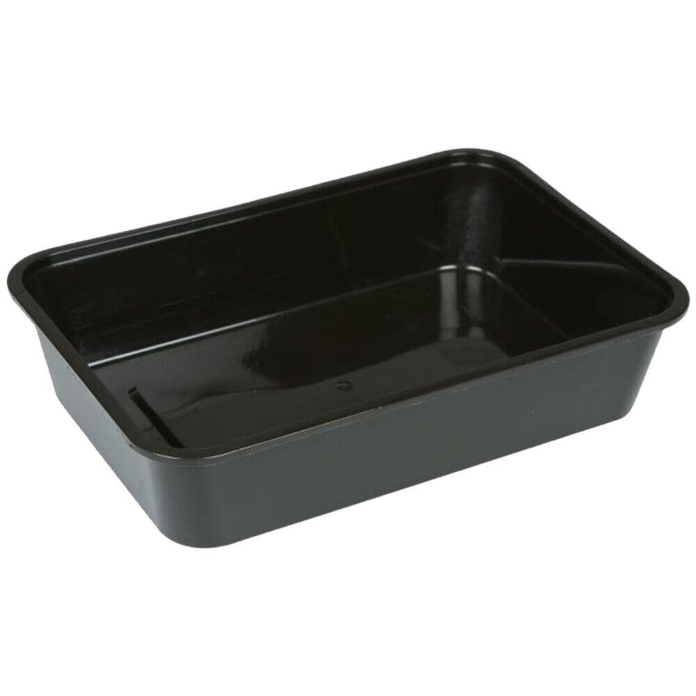 Plastbakke ABENA Cater-Line 16,9x11,6x3,8cm 500 ml sort PP - 500 stk