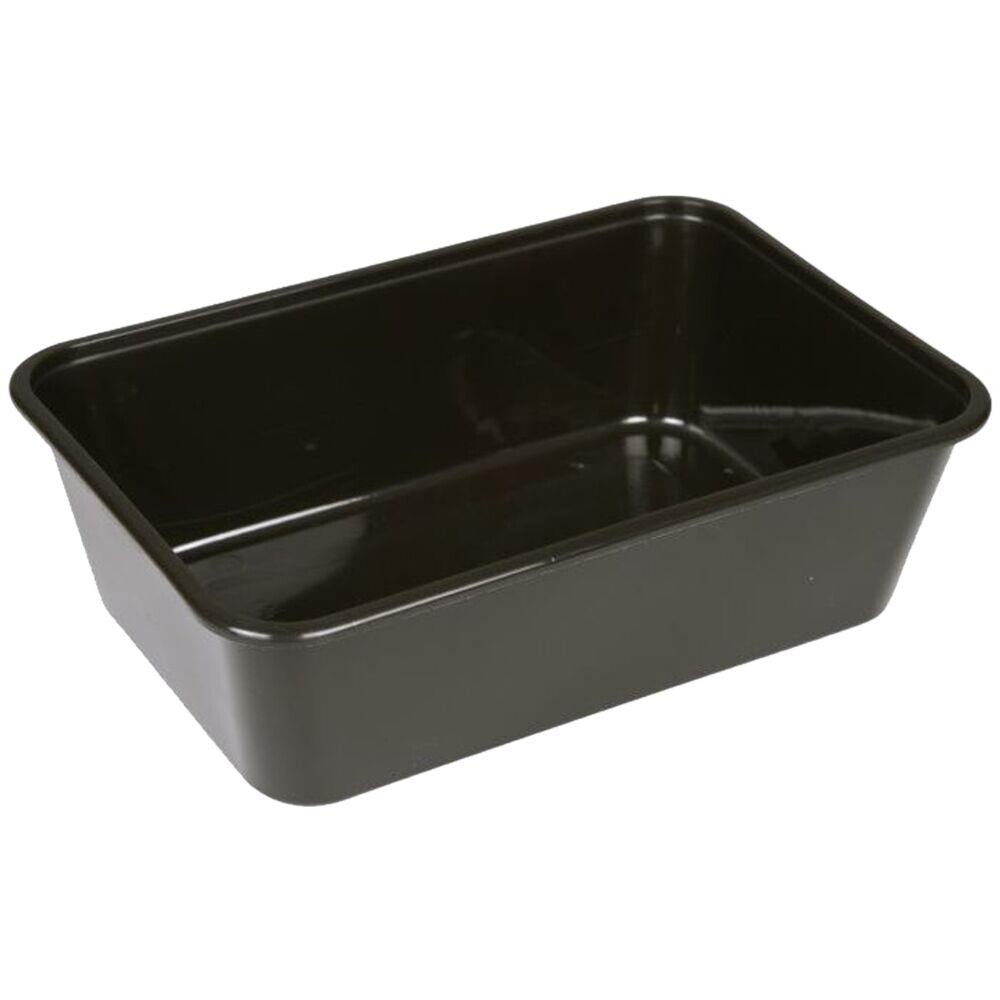 Plastbakke - ABENA Cater-Line - 750 ml - Sort - 500 stk