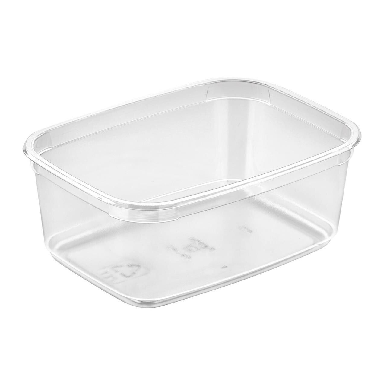 Plastbakke M 68-50 APET klar 142x105x56mm 500ml 560stk