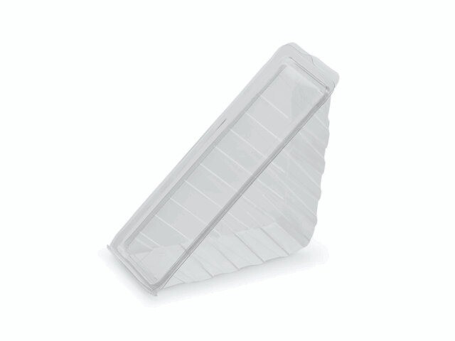 Plastbakke med låg bred 3-lags sandwich - 185 x 68 x 85 mm - 500 stk.