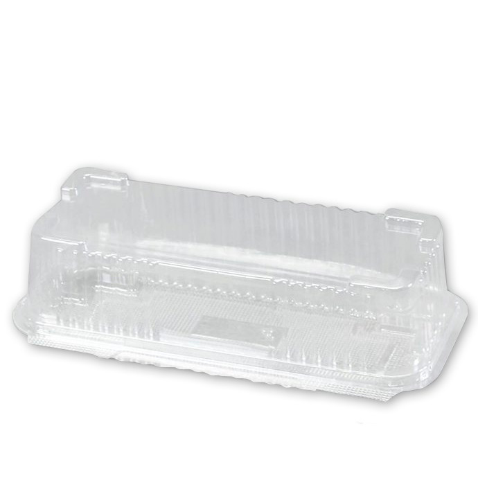 Plastbakke med hængslet låg - V421 Flutesbox - 220x111x67 mm - 450 stk