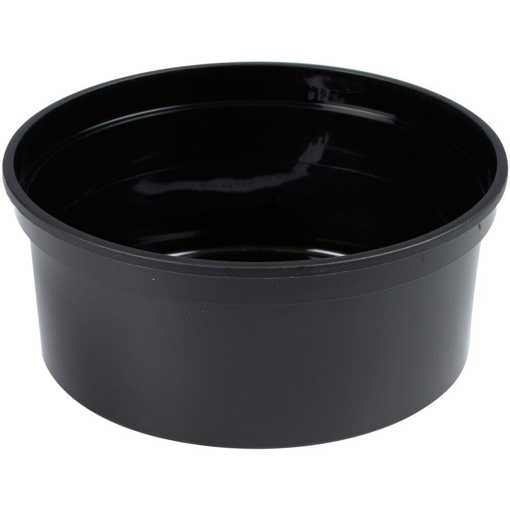 Plastbakke, sort, 350 ml - 500 stk