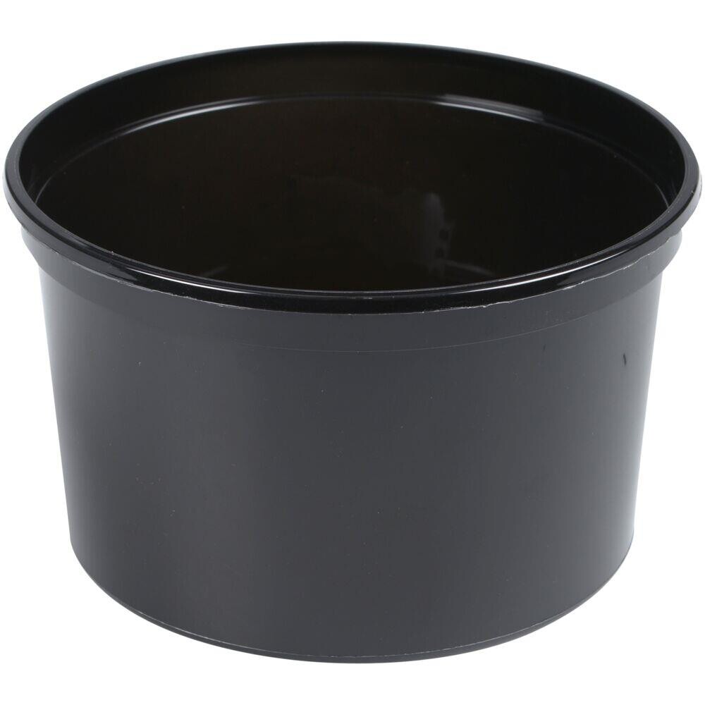 Plastbakke, sort, 500 ml - 500 stk