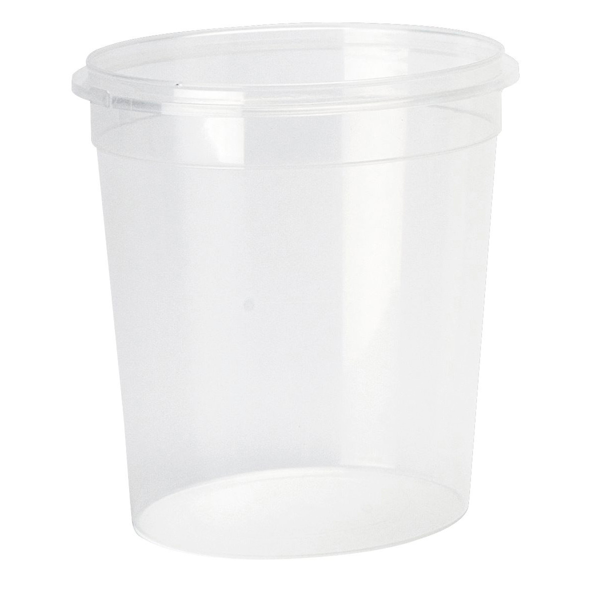 Opbevaringsbåtte med låg, handy-lock, PP, 1025 ml, Ø118 mm - 180 sæt