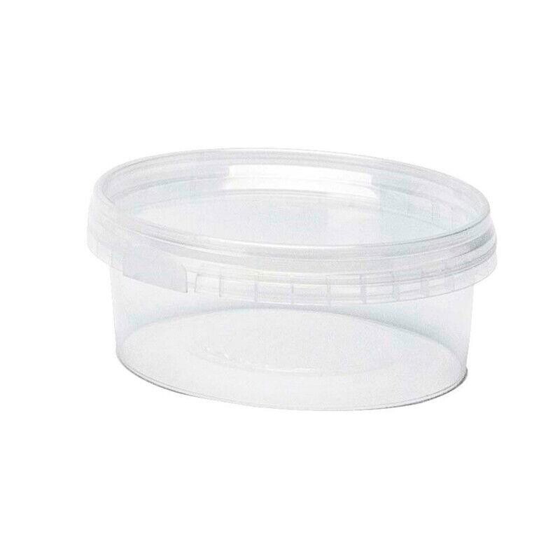 Plastbøtte + låg PP Ø118x87mm 565ml 264sæt/kar
