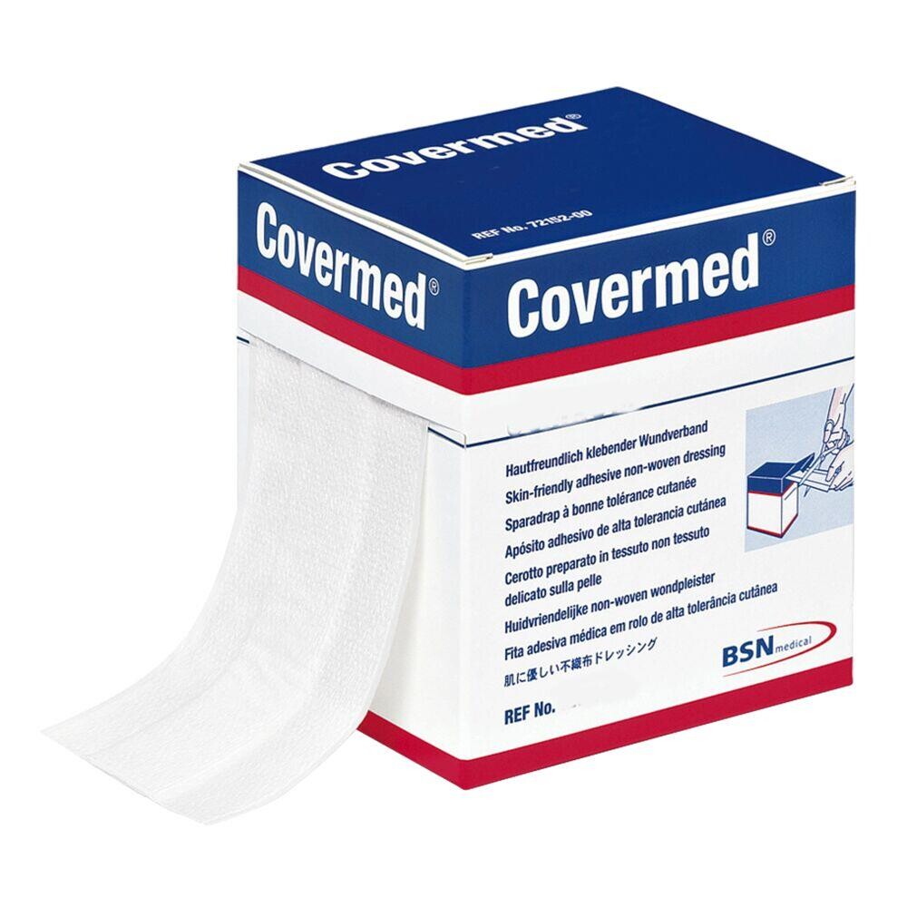 Plaster - Covermed rulle 8cm x 5m - Hvid - 1 stk