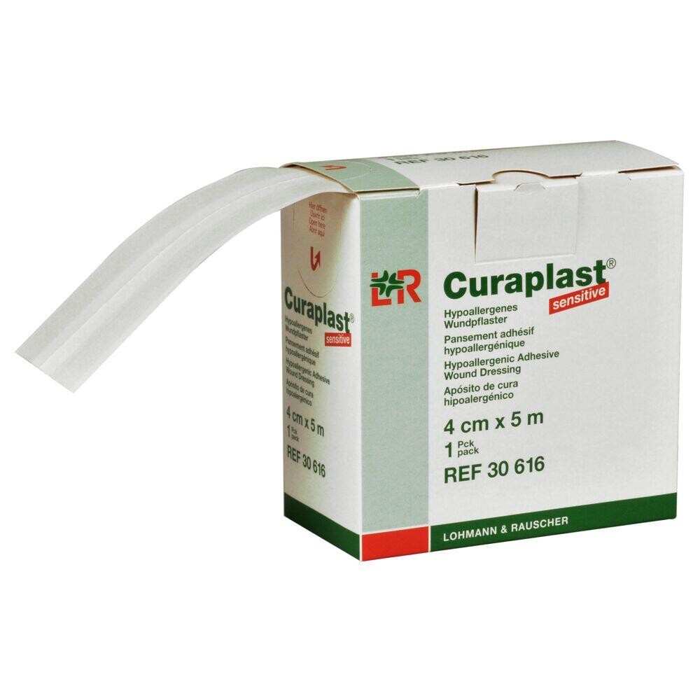 Plaster - Curaplast rulle 4cm x 5m - Hudfarvet nonwoven