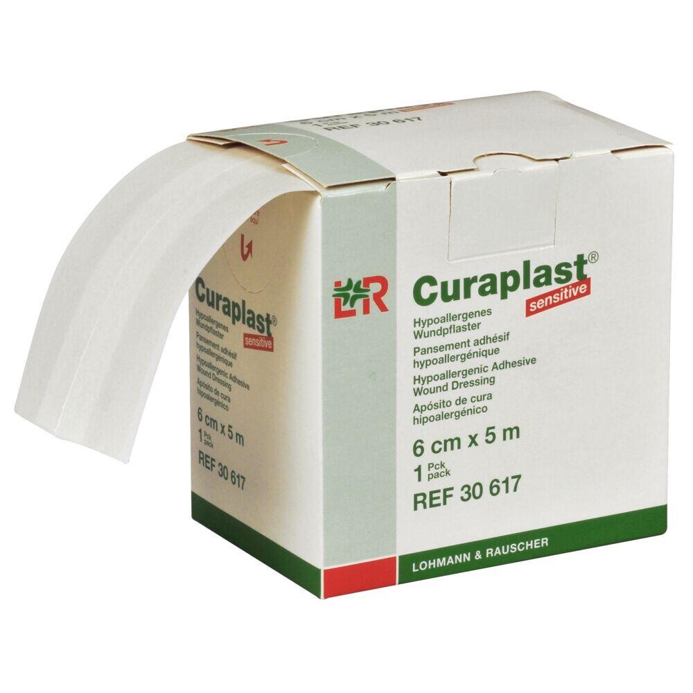 Plaster - Curaplast rulle 6cm x 5m - Hudfarvet nonwoven