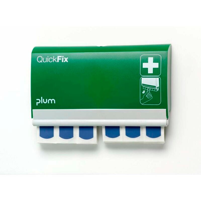 Plasterdispenser - QuickFix Detectable m/90 plastre - Blå - 23x13,5cm