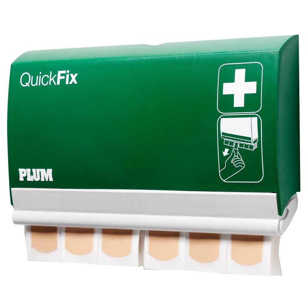 Plasterdispenser - QuickFix m/90 vandafvisende plastre - Beige - 7,2x25x13,5cm