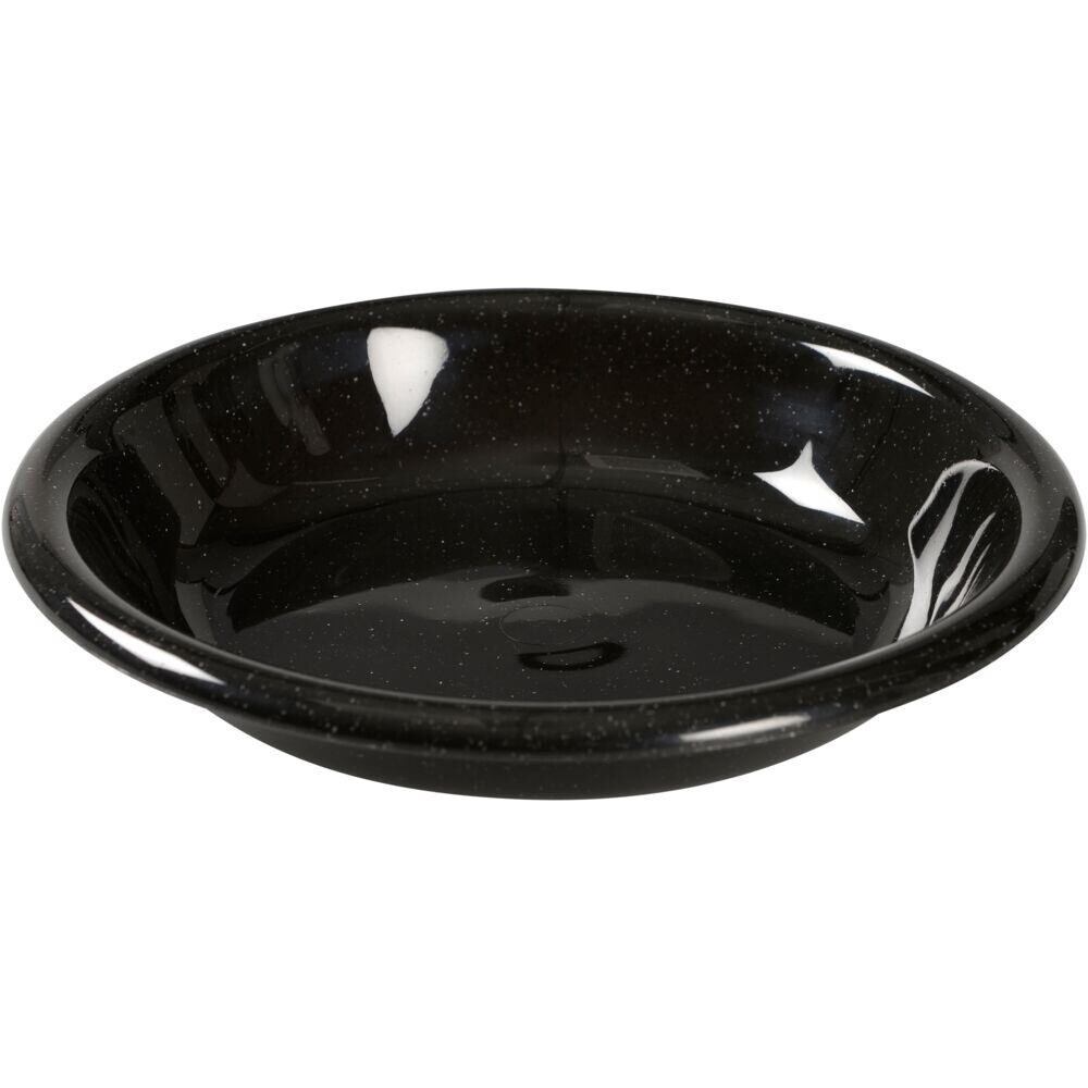 Plastik dybe tallerkner Flergangs Abena Gastro Ø20,7cm 550 ml granitsort PP - 96 stk
