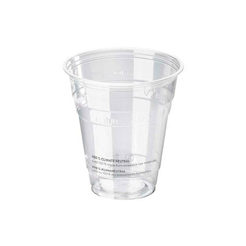 Plastikglas PLA klar 10oz 300ml ø96mm 50st/ps - 24 stk