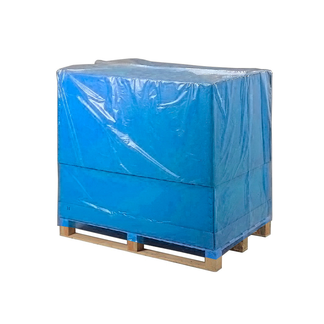Pallehætte LDPE blå 1300x1100x1700 mm - 50 stk