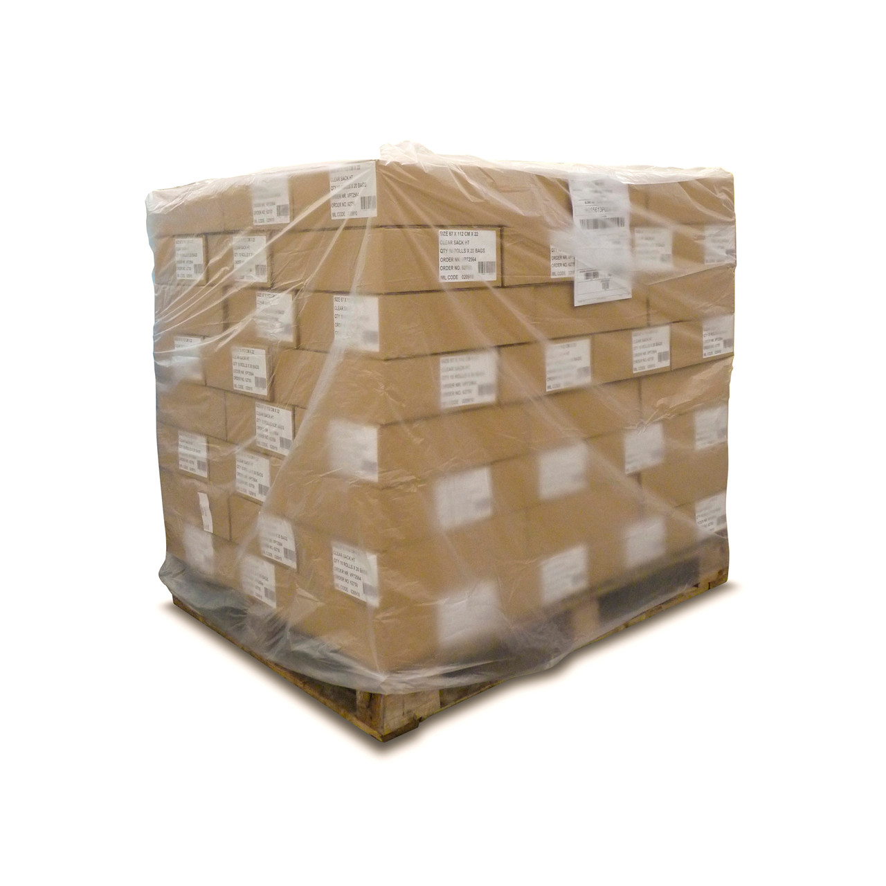Pallehætte Kivothene klar 860x630x1500 mm - 25 my - 100 stk