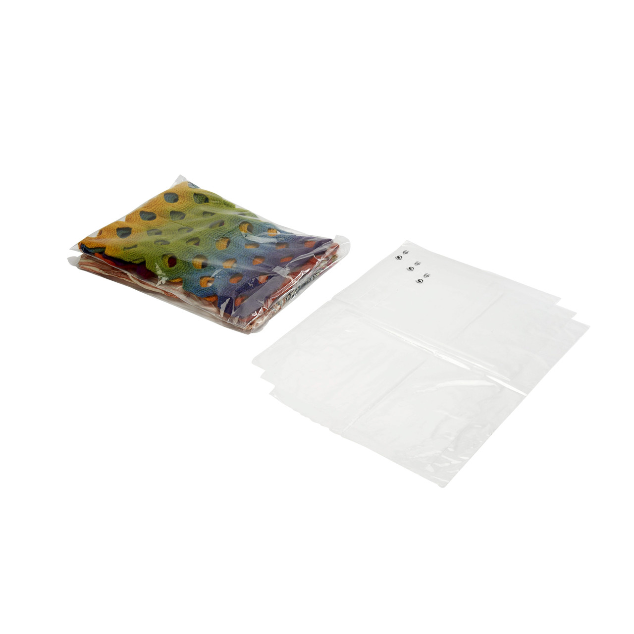 Plastikpose stabelfast 40 my - 350 x 460 + 40 mm 1000 stk