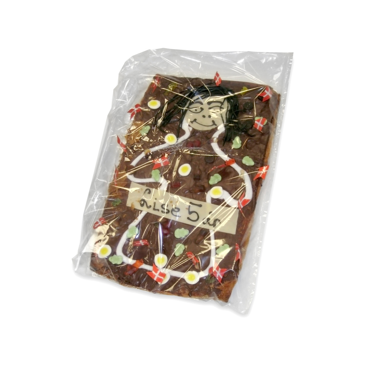 Plastikpose PP - transparent fladpose - til kagemandsæske - 650 x 950 mm - 35 my - 100 stk