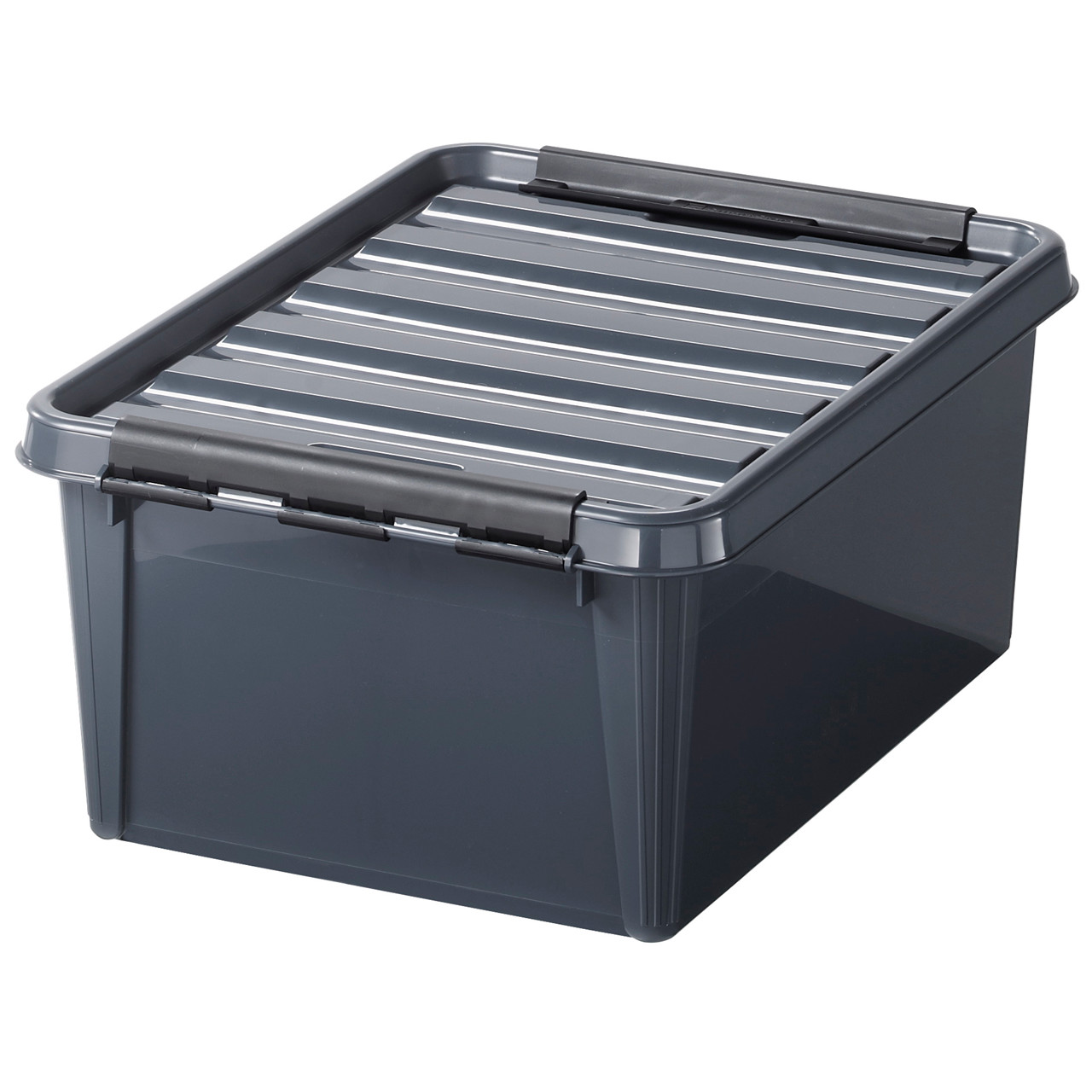 Plastikkasse - SmartStore - 15 liter - Grå - 40x30x19 cm - 10 stk