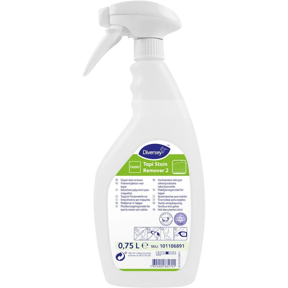 Pletfjerner - Diversey TASKI Tapi Stain Remover 2 - 750 ml - Klar-til-brug - Uden farve - Med parfume - 6 stk