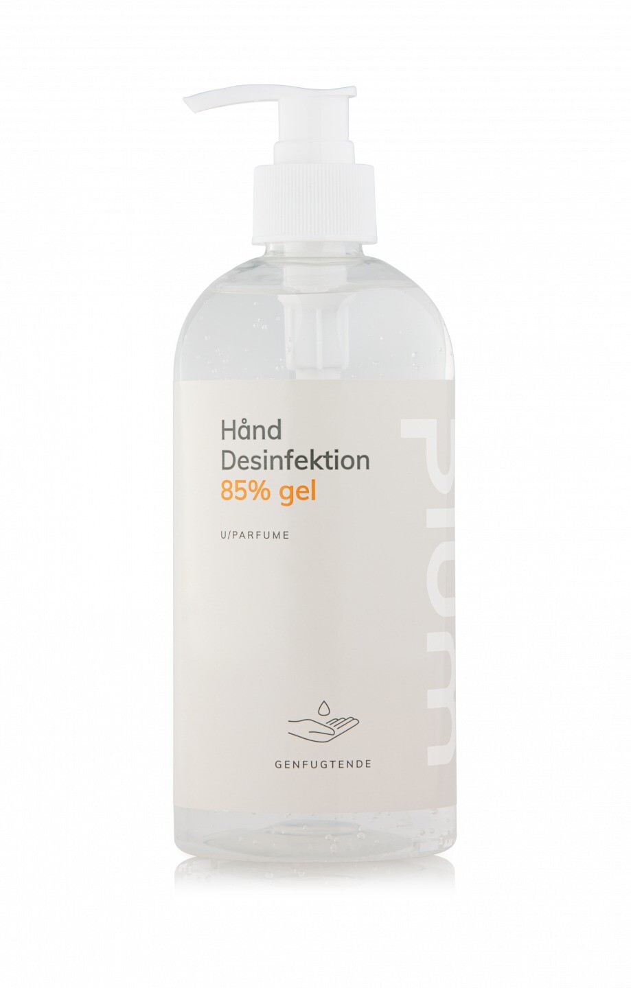 Plum Hånddesinfektion 85% Gel 500 ml pumpeflaske