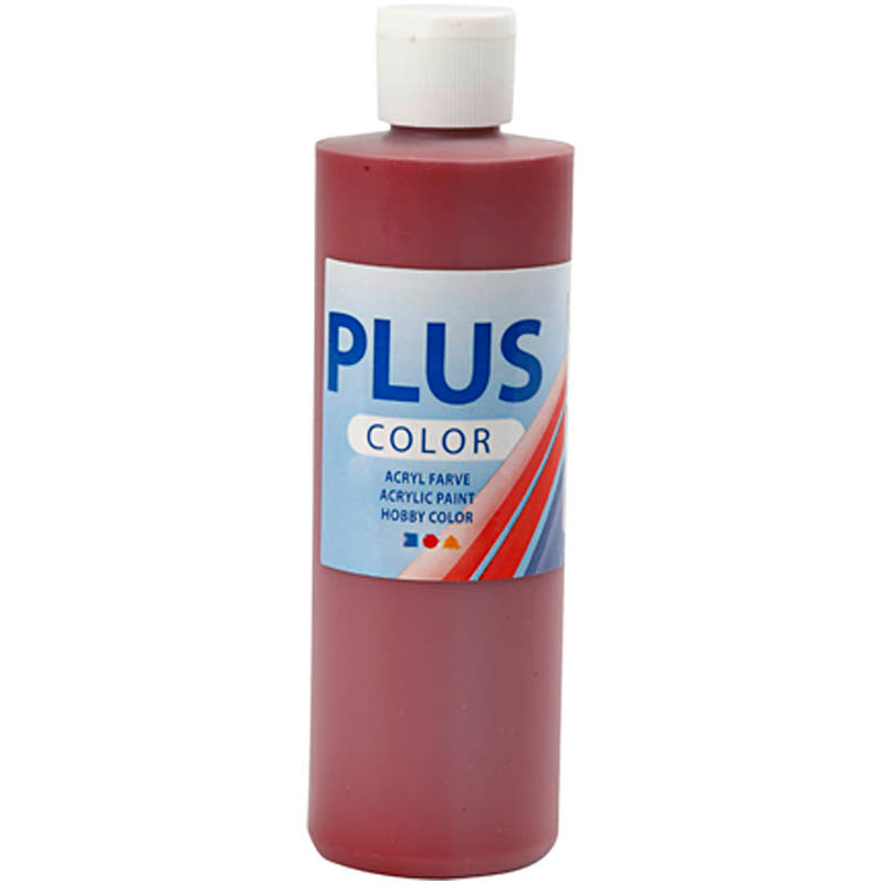 Plus Color hobbymaling, antique red, 250ml