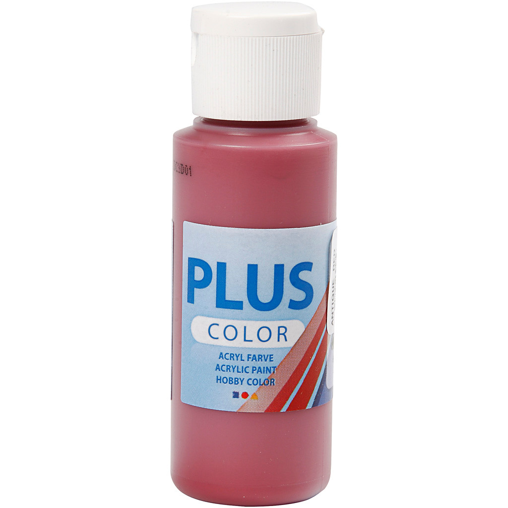 Plus Color hobbymaling, antique red, 60ml