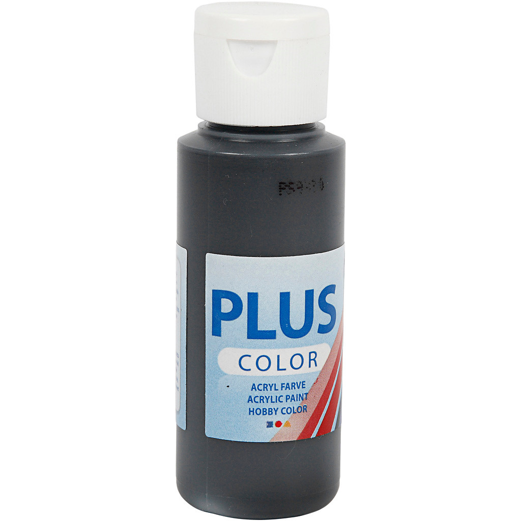 Plus Color hobbymaling black - 60 ml