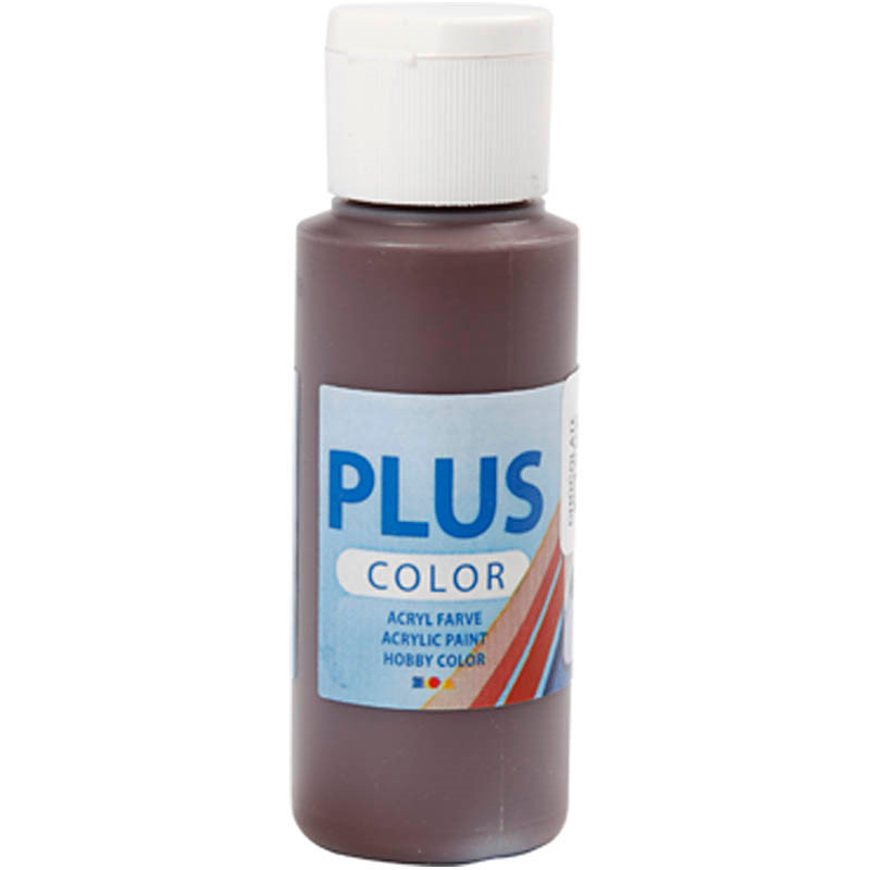 Plus Color hobbymaling chocolate - 60 ml