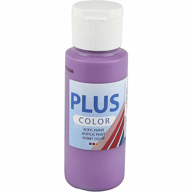 Plus Color hobbymaling, dark lilac, 60ml