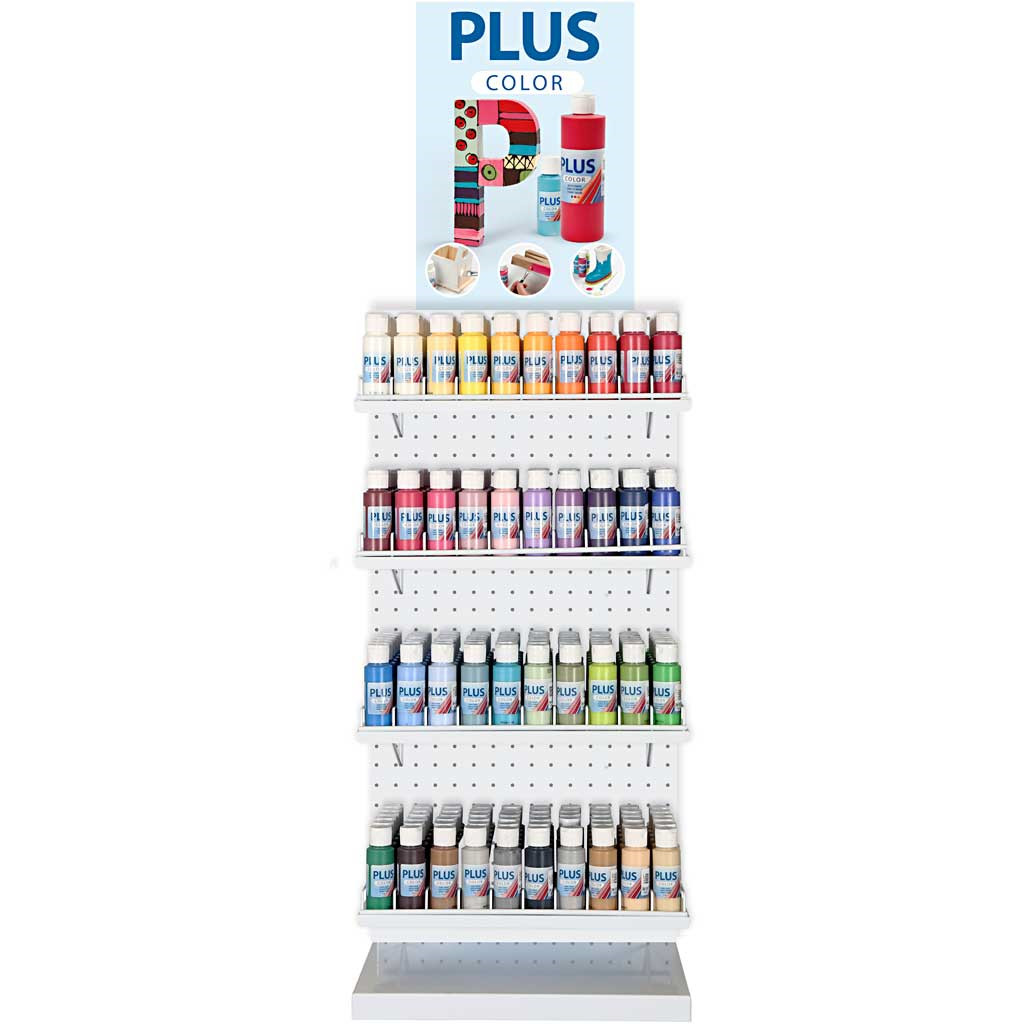 Plus Color Hobbymaling, ekskl. inventar, 40x6fl.