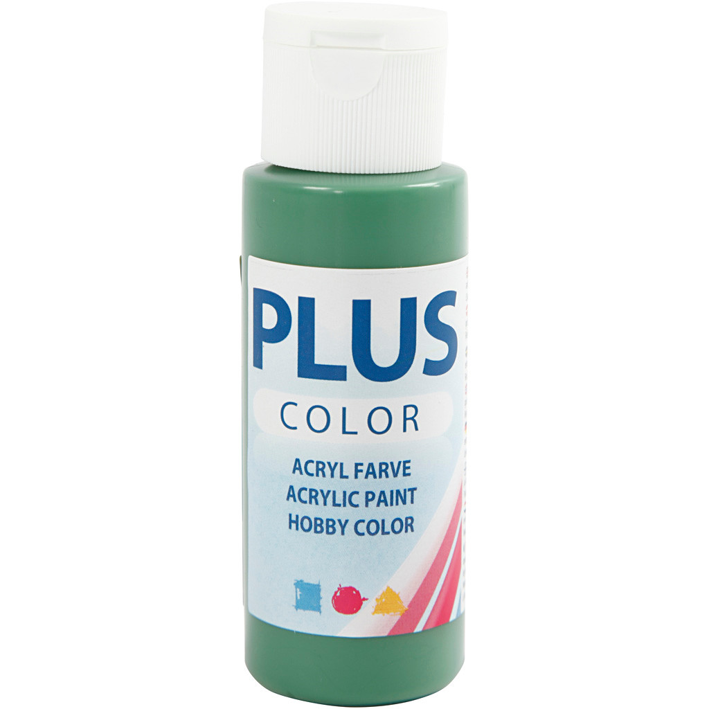 Plus Color hobbymaling, forrest green, 60ml