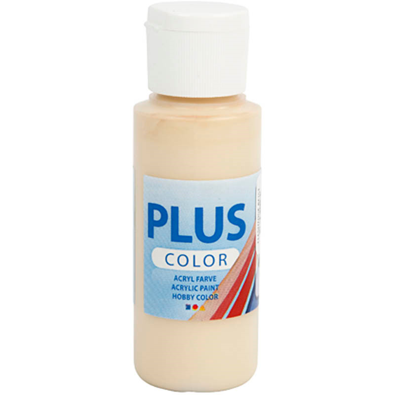 Plus Color hobbymaling, ivory beige, 60ml