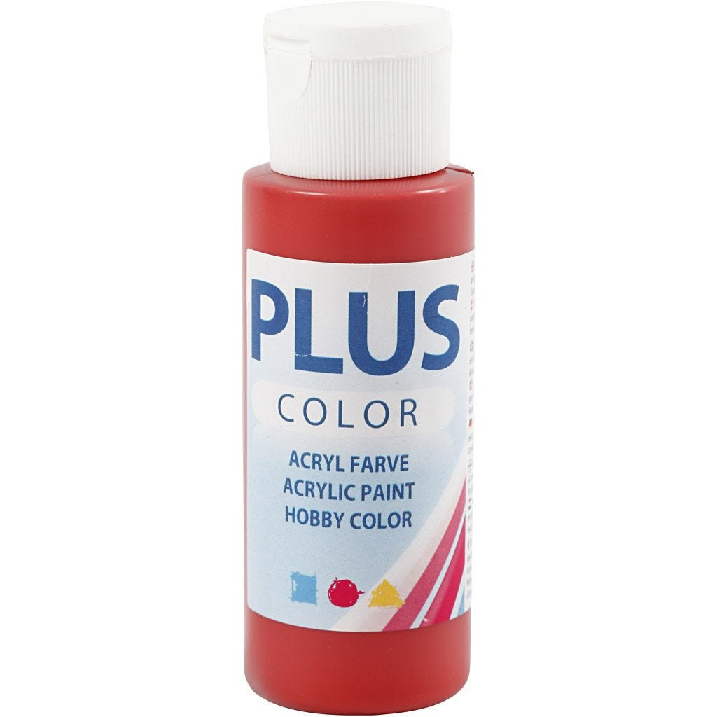Plus Color hobbymaling, julerød