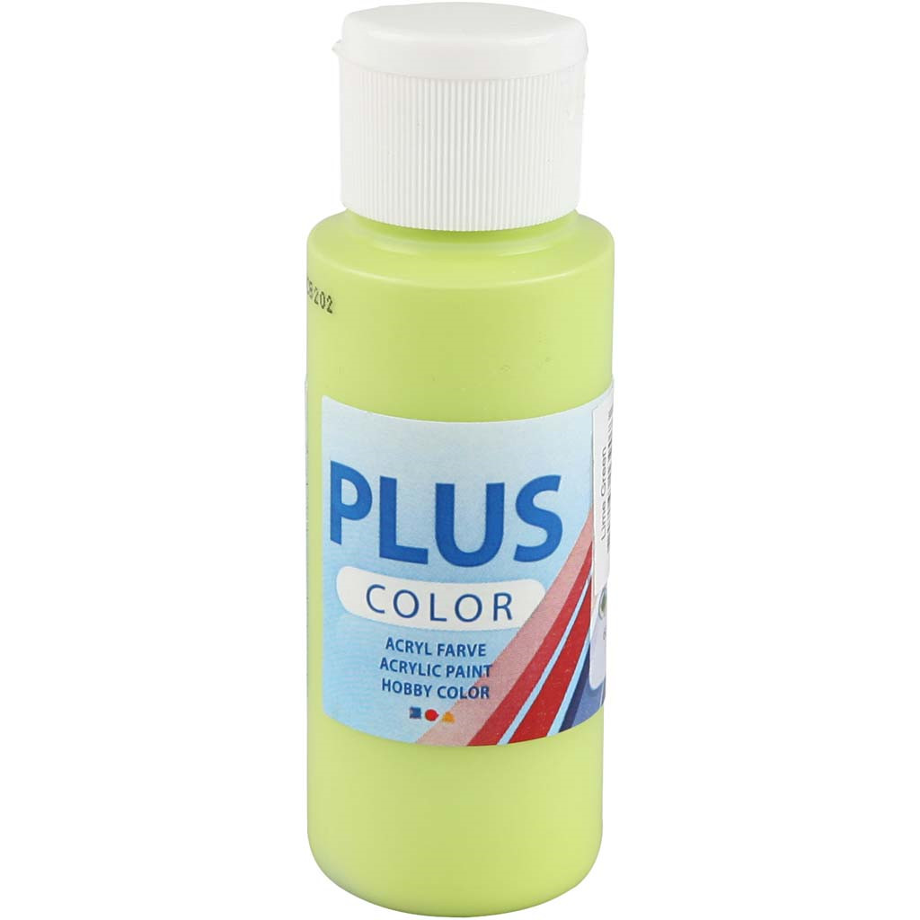 Plus Color hobbymaling lime green - 60 ml