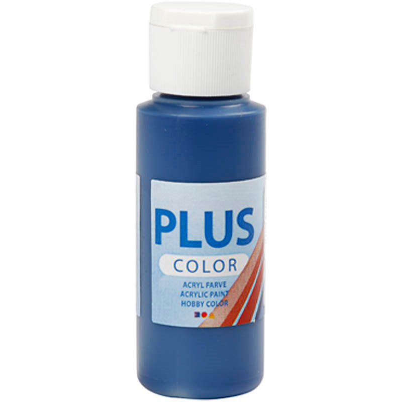 Plus Color hobbymaling, navy blue, 60ml