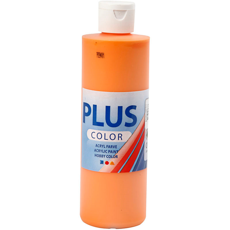 Plus Color hobbymaling, pumpkin, 250ml