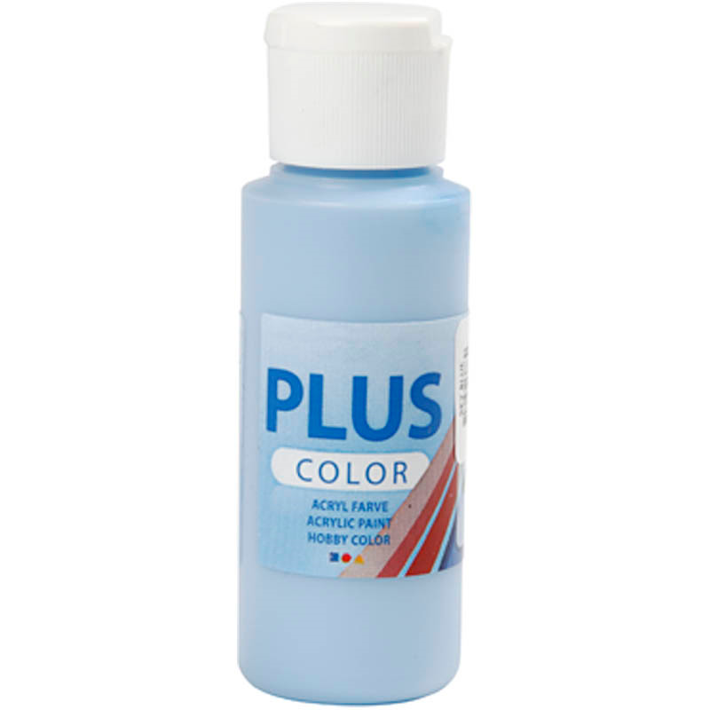 Plus Color hobbymaling, sky blue, 60ml