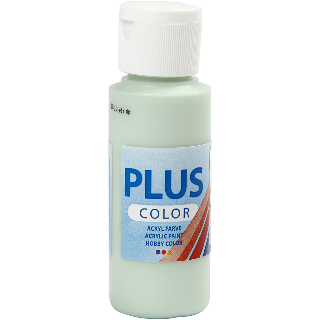 Plus Color hobbymaling, spring green, 60ml