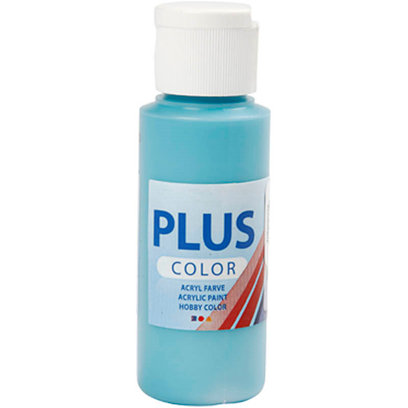 Plus Color hobbymaling, turquoise, 60ml