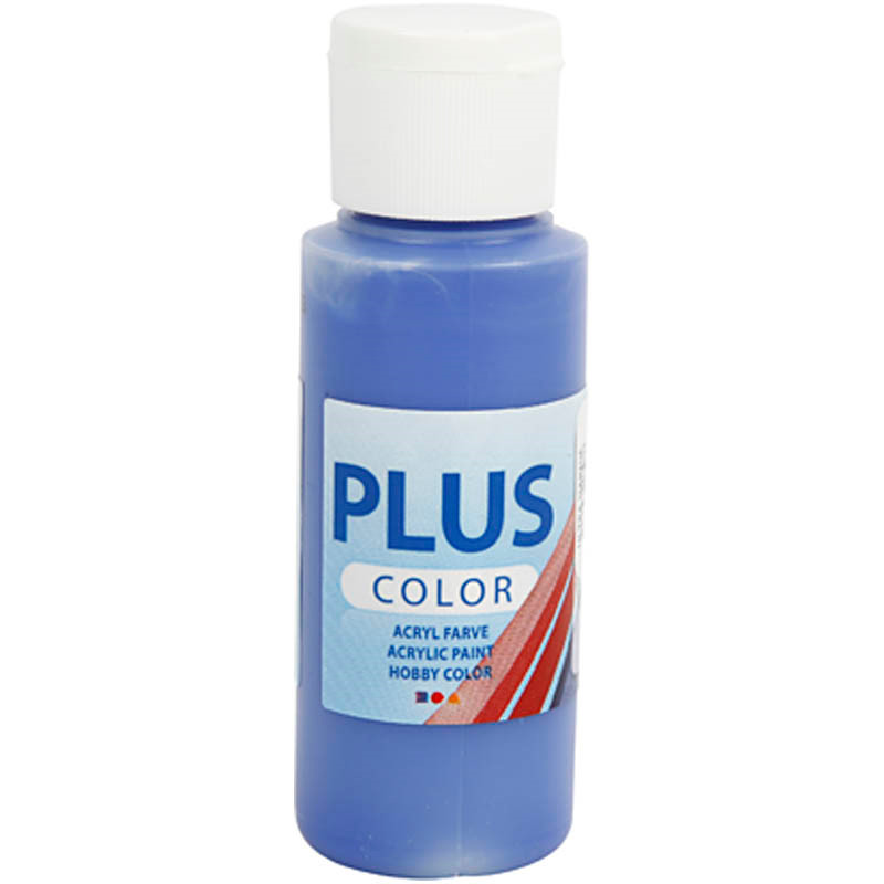 Plus Color hobbymaling, ultra marine, 60ml