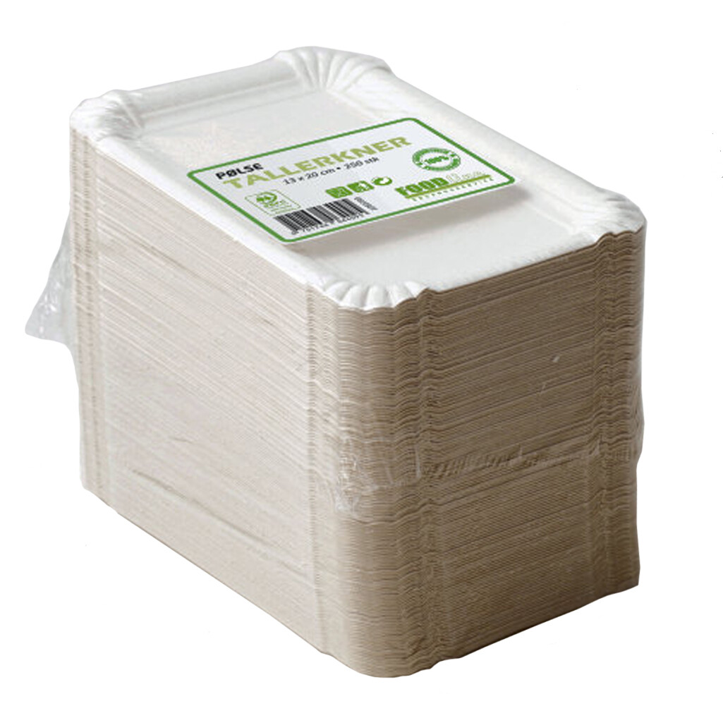 Pølsebakke 130 x 200 mm - 250 stk