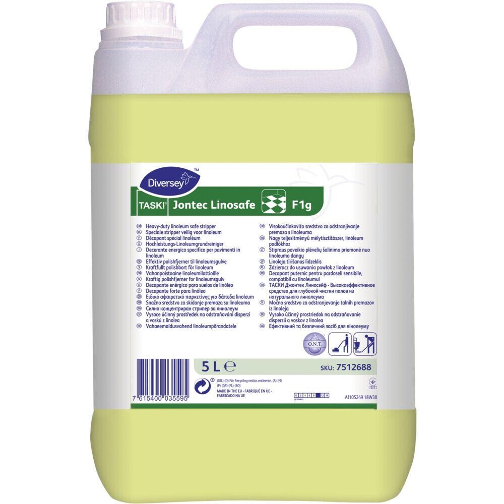 Polishfjerner - Taski Jontec Linosafe - 5 l - Linoleumsikker - 2 stk
