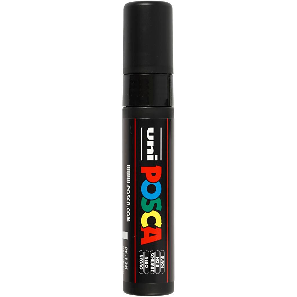 Posca Marker stregtykkelse: 15 mm PC-17K black extra broad - 1 stk