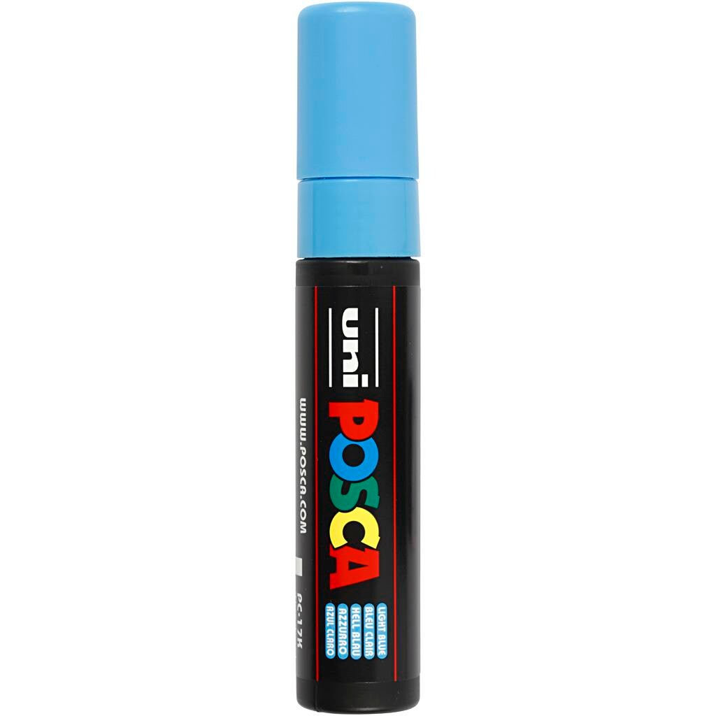 Posca Marker stregtykkelse: 15 mm PC-17K light blue extra broad - 1 stk
