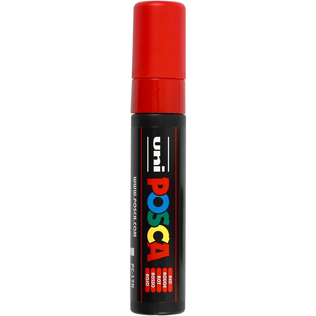 Posca Marker stregtykkelse: 15 mm PC-17K red extra broad - 1 stk