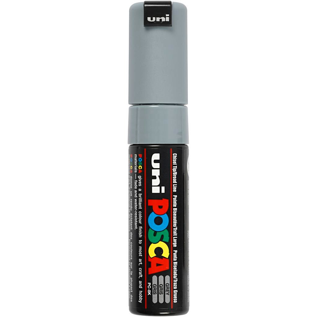 Posca Marker stregtykkelse: 8 mm PC-8K grey broad 1 stk